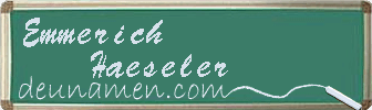 Emmerich Haeseler Visitenkarte